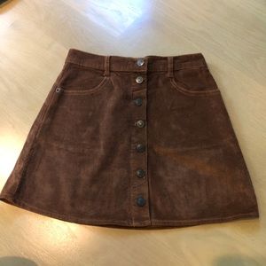 Brandy melville corduroy skirt